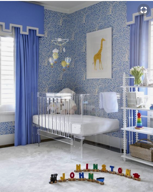 blue & white nursery inspiration