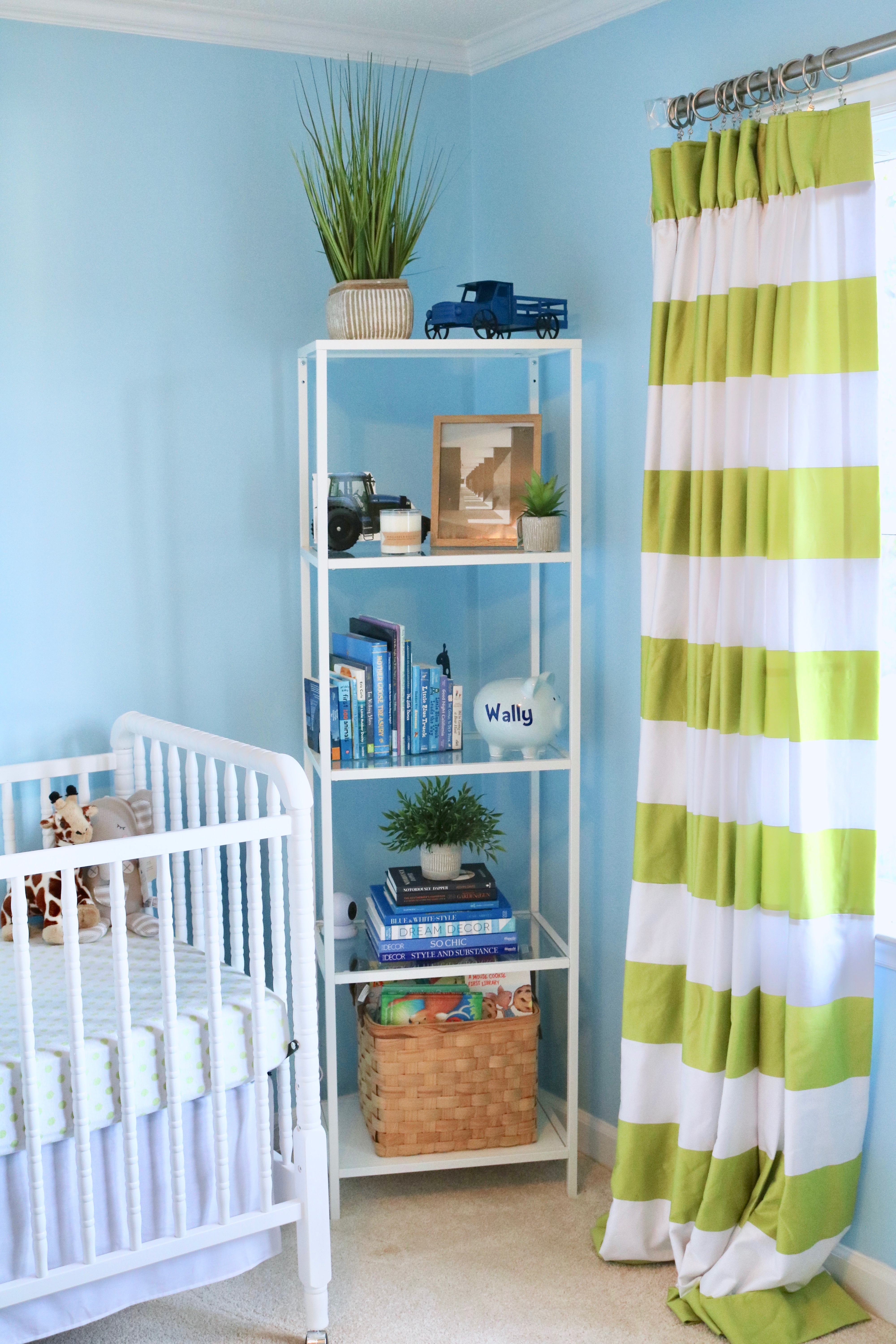 Blue and Green Nursery for Boy