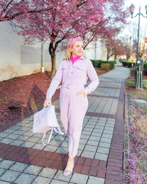 Twosday: A Lavender Jumpsuit for Spring