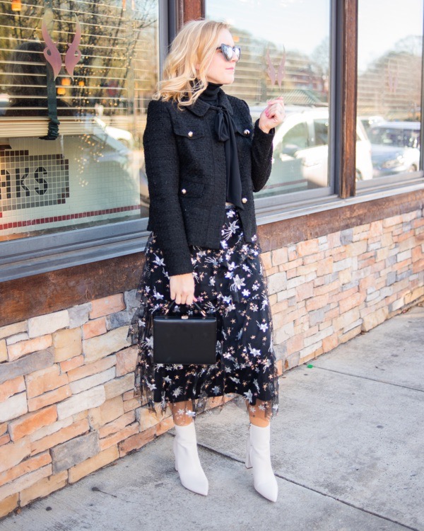 Three ways to wear a sequin star tulle skirt- Reese's Hardwear