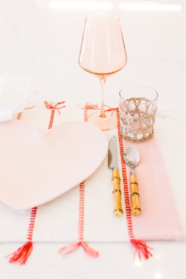 Casual Valentine's Day Brunch Tablescape - Reese's Hardwear